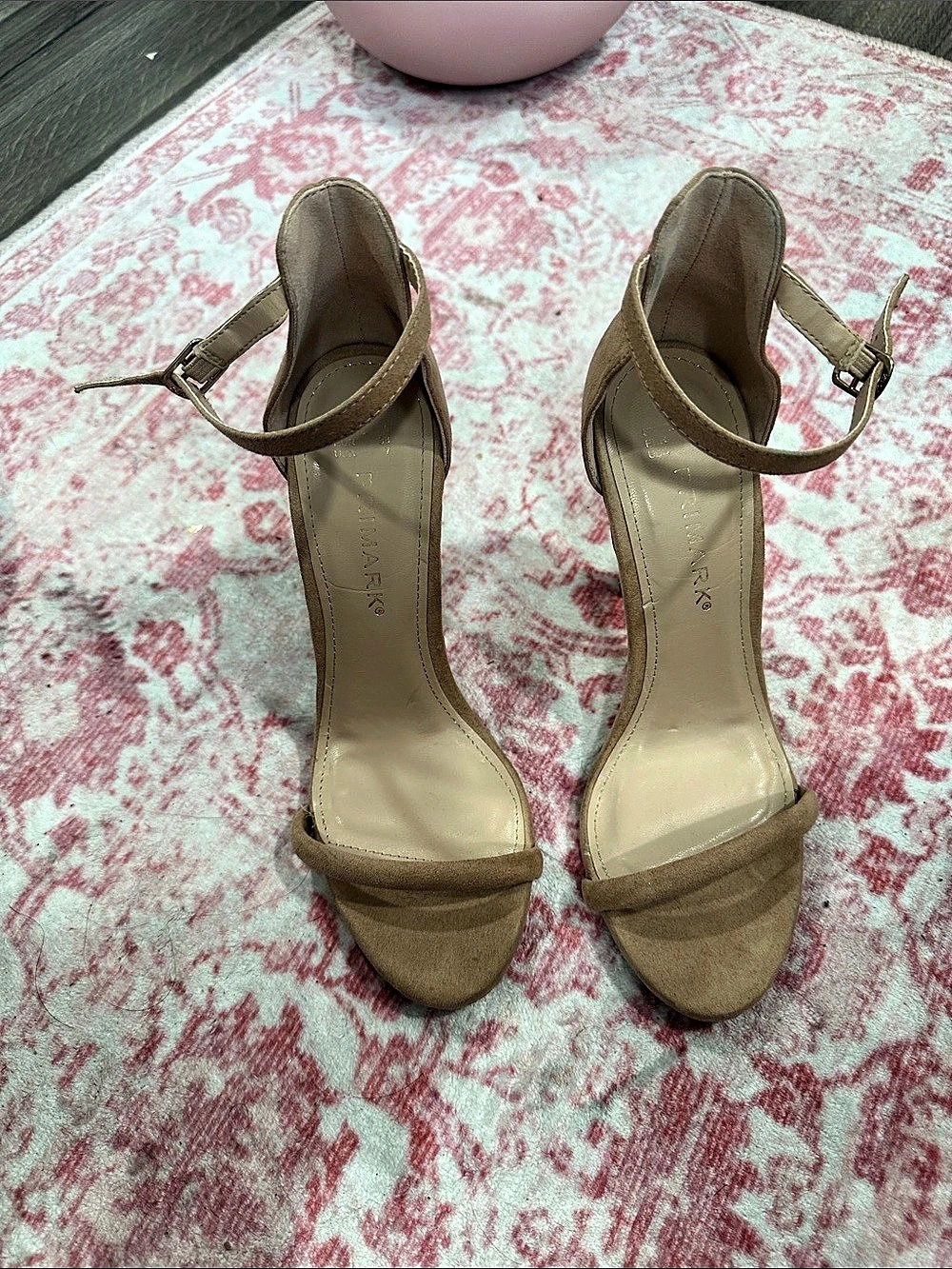 Nude Suede Heels